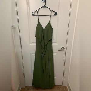 Olive Green Bridesmaid/formal dress